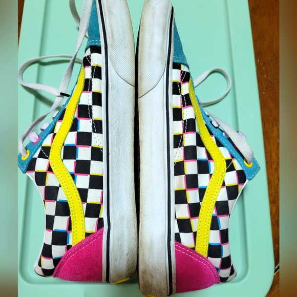 Vans Old Skool Crazy Checks Multi Shoes 9.5 Men - Picture 5 of 10